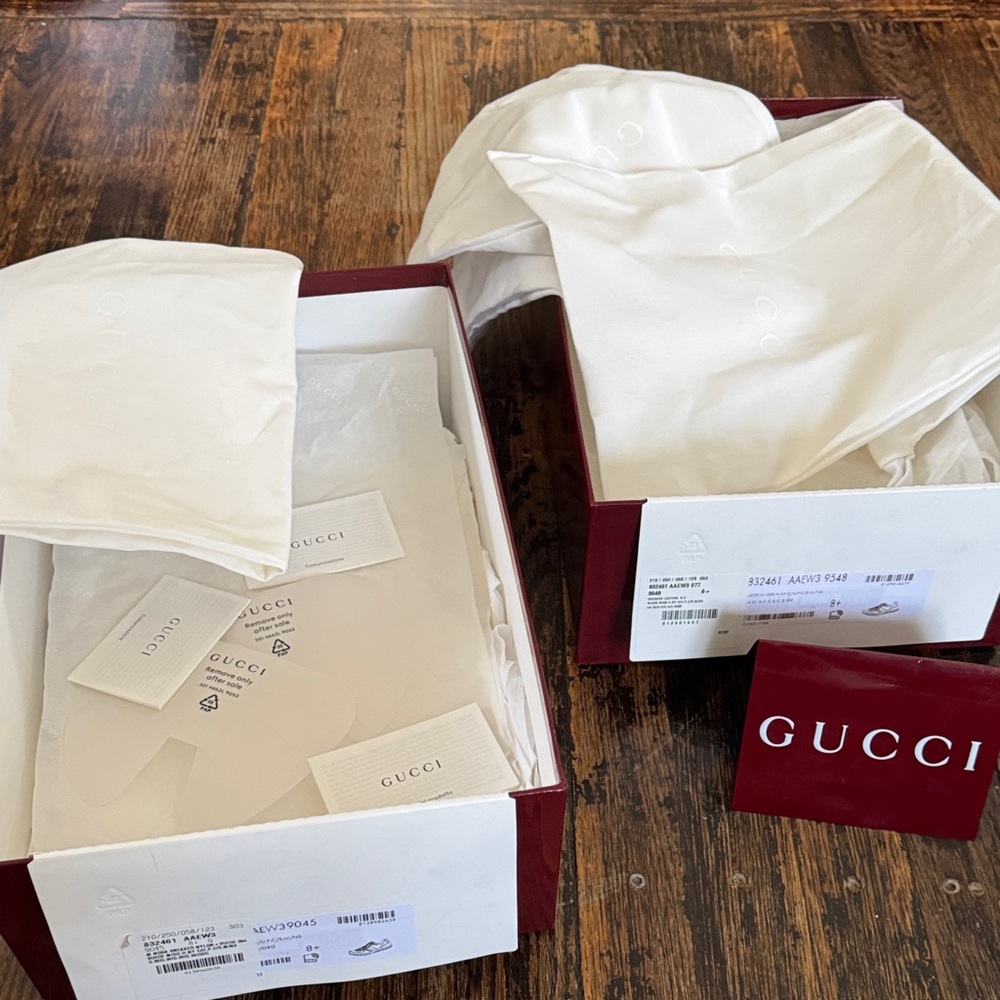 Gucci Burgundy Shoe Boxes - Picture 4 of 4